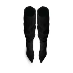 Bota Rebecca Suede Preto