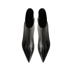 Bota Sandy Couro Preto