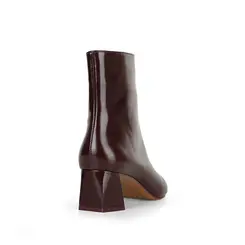 Bota Sandy Couro Marrom