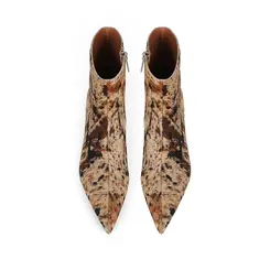 Bota Sandy Couro Pelo Mocca