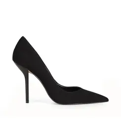 Scarpin Daphne Nobuck Preto