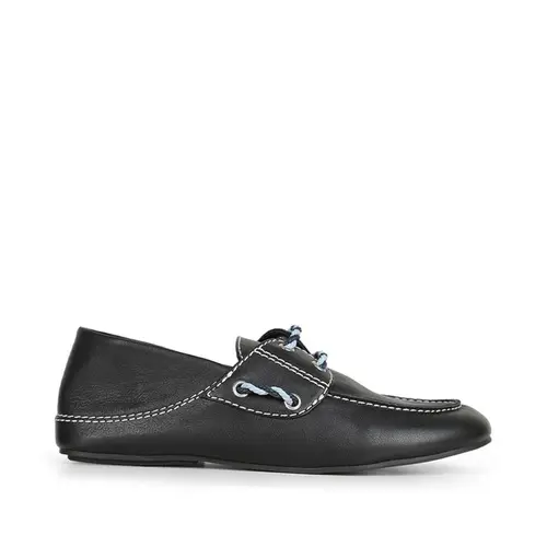 Mocassim Ember Couro Preto