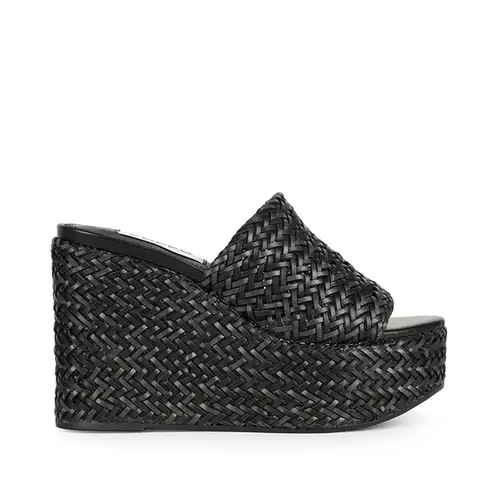Mule Plataforma Darina Tresse Preto