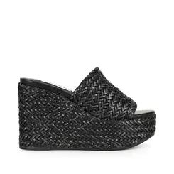 Mule Plataforma Darina Tresse Preto