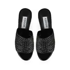 Mule Plataforma Darina Tresse Preto