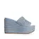Mule Plataforma Darina Tresse Azul