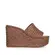 Mule Plataforma Darina Tresse Marrom
