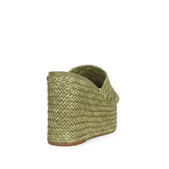 Mule Plataforma Darina Tresse Musgo