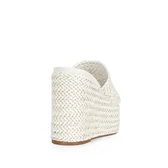 Mule Plataforma Darina Tresse Branco