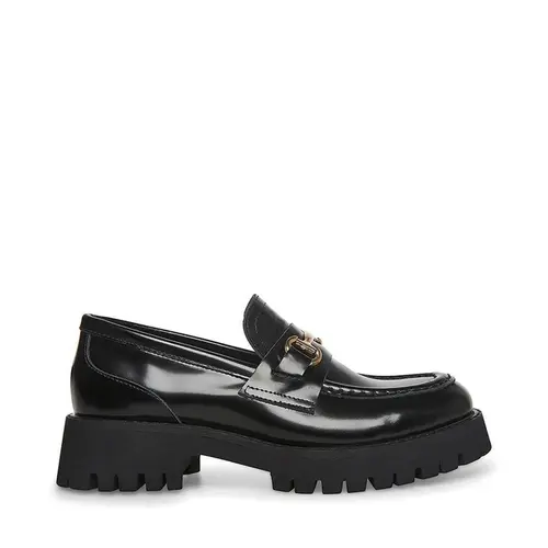 Sapato Mocassim Giorgina Couro Preto Pronta Entrega