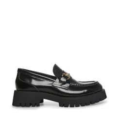 Sapato Mocassim Giorgina Couro Preto Pronta Entrega