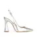 Scarpin Clarice Couro Metalizado Prata