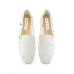 Loafer Firenze Couro Off White