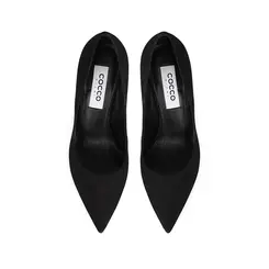 Scarpin Kirsten Couro Preto