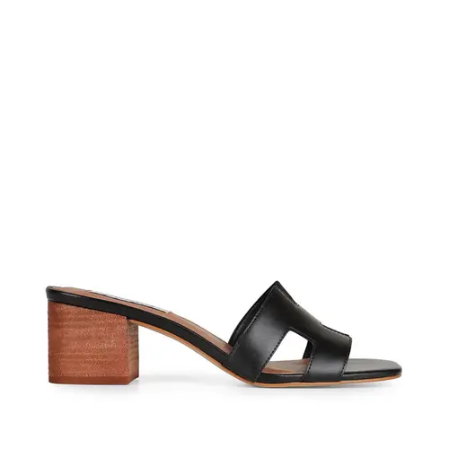 Sandalia Jane Couro Preto