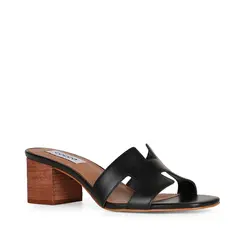 Sandalia Jane Couro Preto