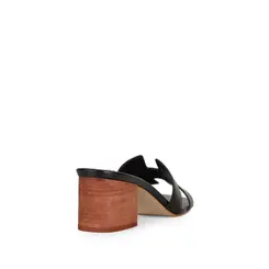 Sandalia Jane Couro Preto