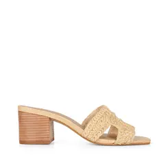 Sandalia Jane Rafia Ouro