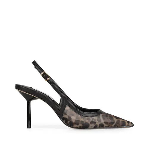 Scarpin Erika Tela Animal Print