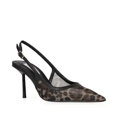 Scarpin Erika Tela Animal Print