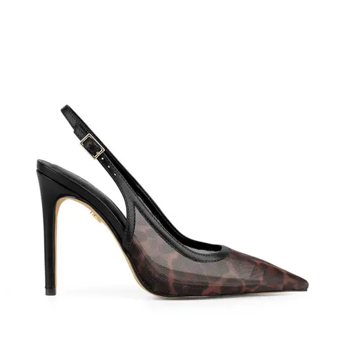 Scarpin Charlote Tela Animal Print