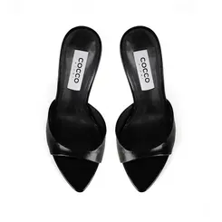 Mule Ingrid Couro Preto