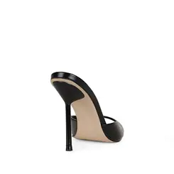 Mule Ingrid Couro Preto