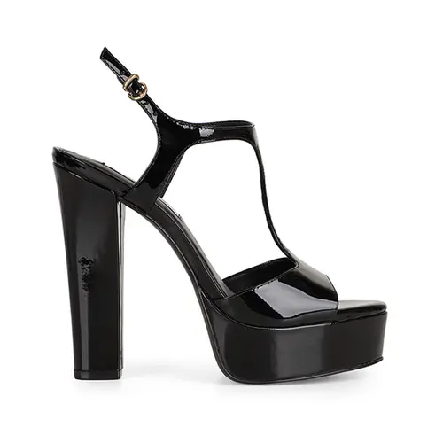 Sandalia Plataforma Kelly Preto
