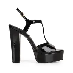 Sandalia Plataforma Kelly Preto