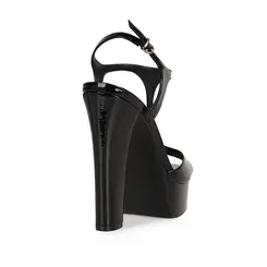 Sandalia Plataforma Kelly Preto