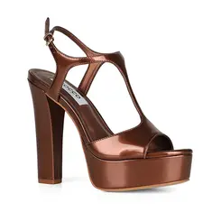 Sandalia Plataforma Kelly Bronze