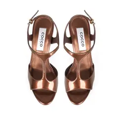 Sandalia Plataforma Kelly Bronze
