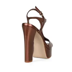 Sandalia Plataforma Kelly Bronze