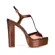 Sandalia Plataforma Kelly Bronze