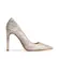 Scarpin Deborah Couro Snake Claro