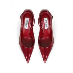 Scarpin Carmela Verniz Vermelho