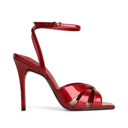 Sandalia Glen Verniz Vermelho