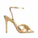 Sandalia Glen Couro Metalizado Ouro