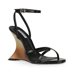 Sandalia Anabela Agatha Preto
