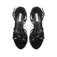 Sandalia Anabela Agatha Preto