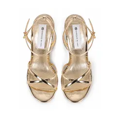 Sandalia Anabela Agatha Ouro