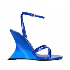 Sandalia Anabela Agatha Azul