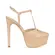 Plataforma Maite Couro Nude