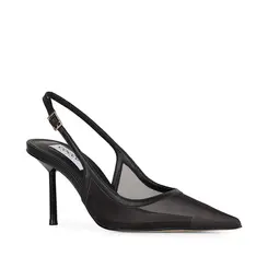 Scarpin Erika Tela Preta