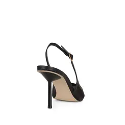 Scarpin Erika Tela Preta