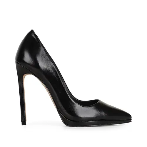 Scarpin Giovanna Couro Napa Preto
