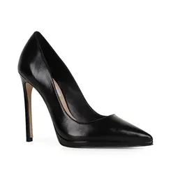 Scarpin Giovanna Couro Napa Preto