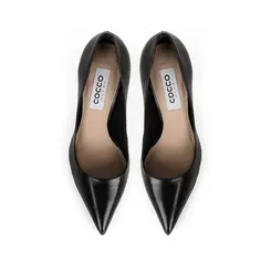 Scarpin Giovanna Couro Napa Preto