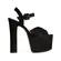 Sandalia Plataforma Zoe Nobuck Preto