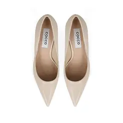 Scarpin Deborah Couro Off White